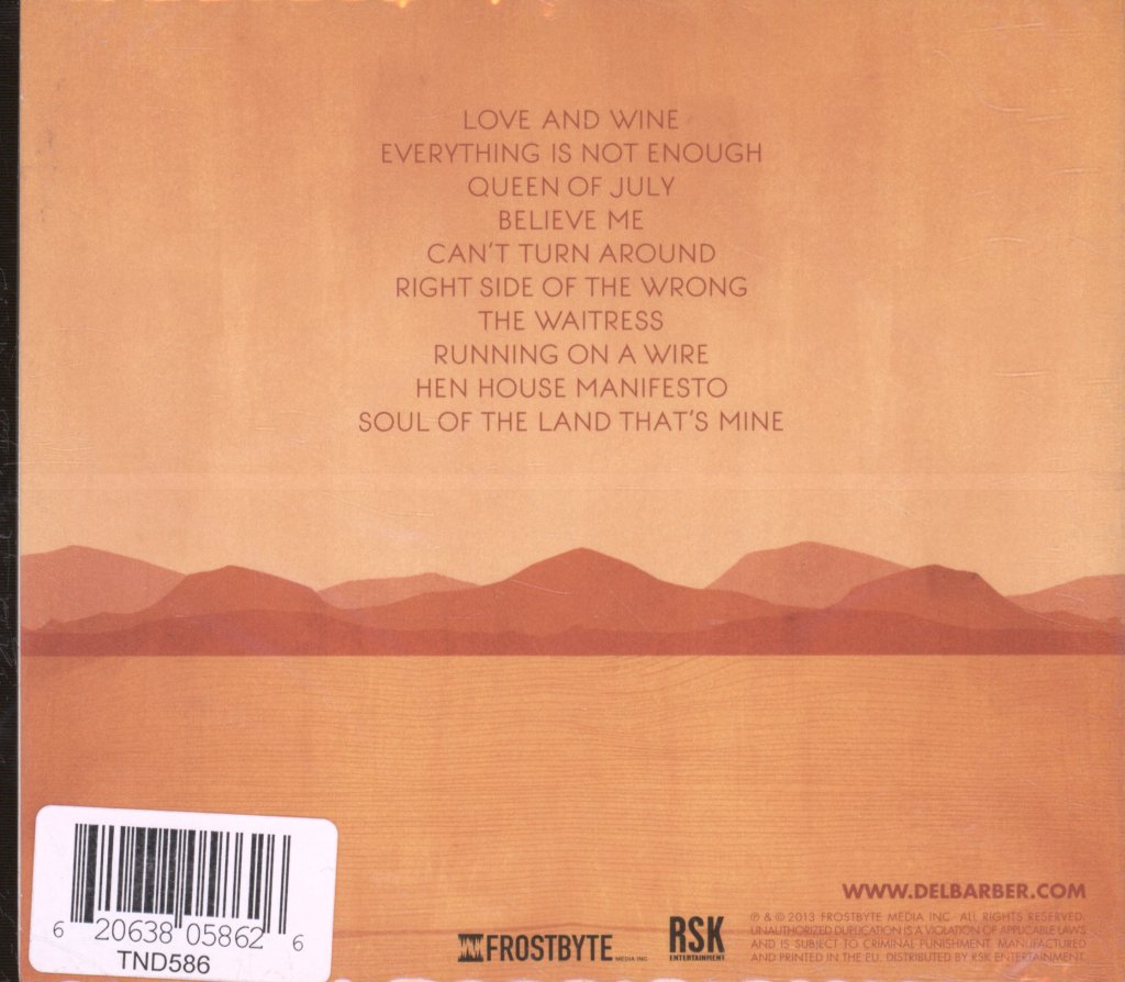 Del Barber - Headwaters - Cd