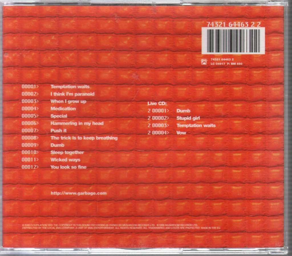 Garbage - Version 2.0 - Cd