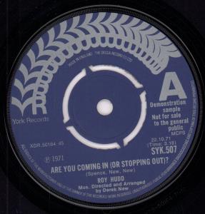 Roy Hudd - Are You Coming In - 7 Inch