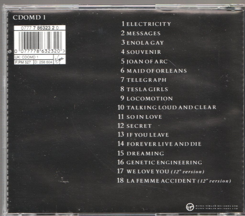 Orchestral Manoeuvres In The Dark - Best Of OMD - Cd