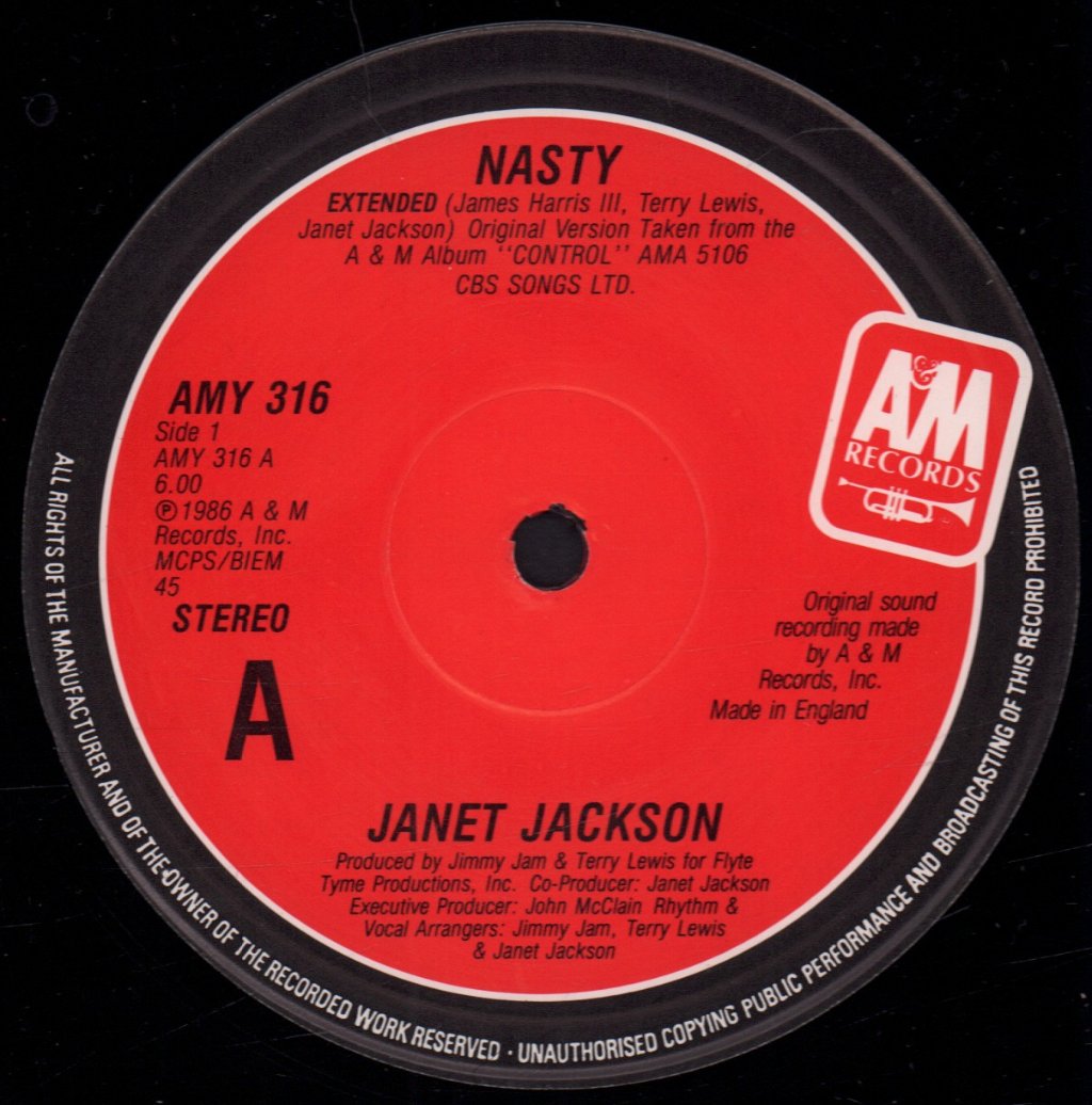 Janet Jackson - Nasty - 12 Inch