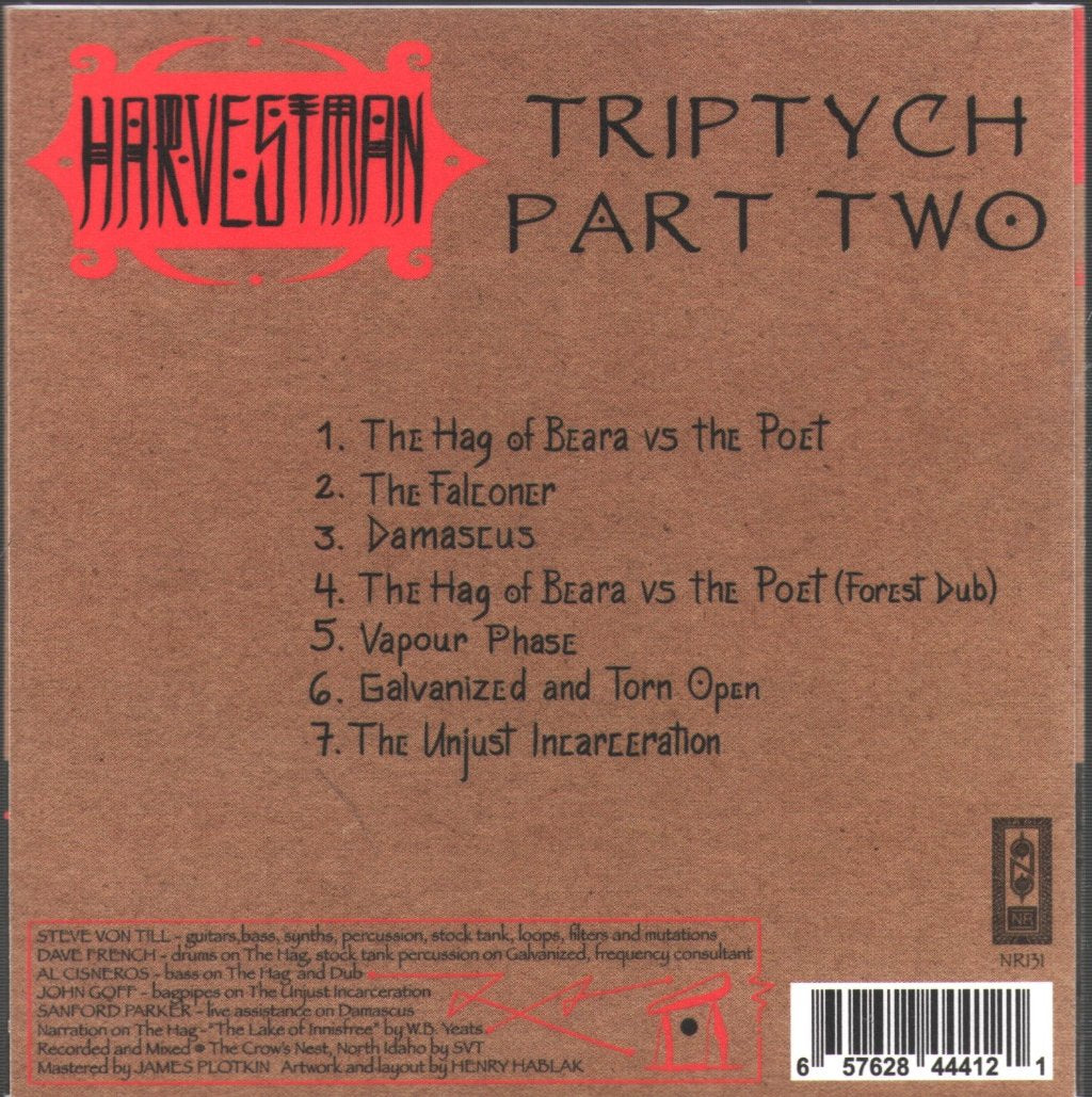 Harvestman - Triptych Part Two - Cd