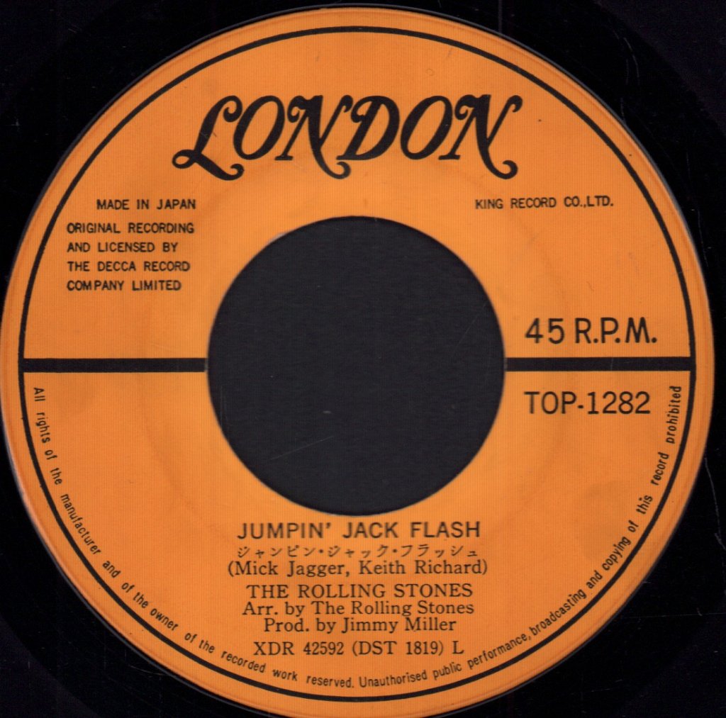 Rolling Stones - Jumpin' Jack Flash - 7 Inch
