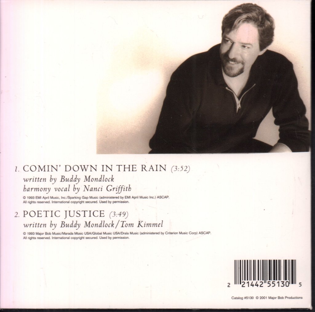 Buddy Mondlock - comin' down in the rain - Cd
