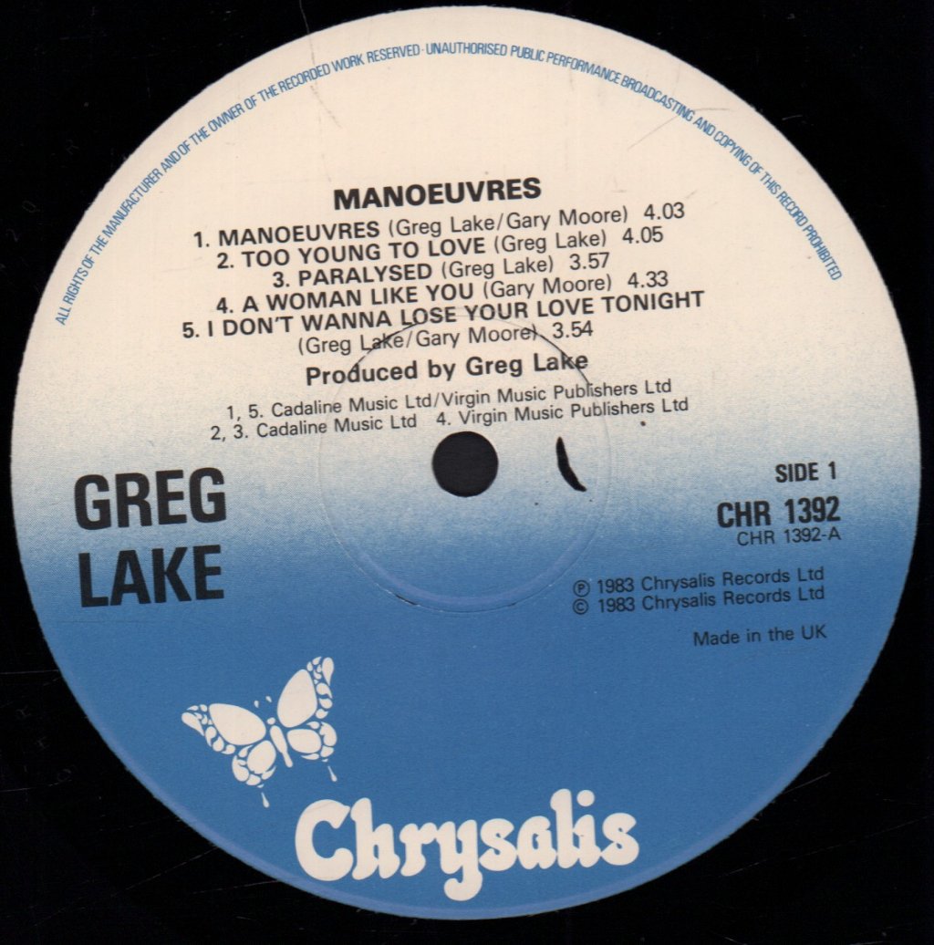 Greg Lake - Manoeuvres - Lp