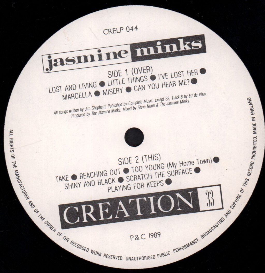 Jasmine Minks - Scratch The Surface - Lp