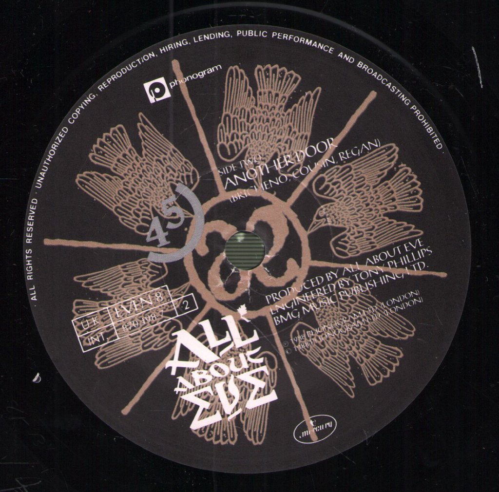 All About Eve - Martha's Harbour - 7 Inch