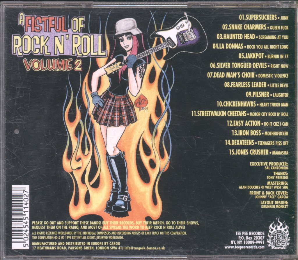 Various Artists - A Fistful Of Rock N' Roll Volume 2 - Cd