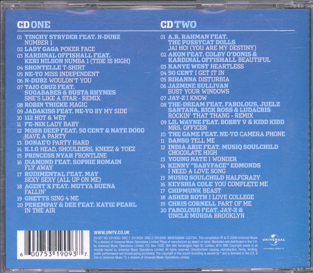 Various Artists - R&B Collection (Summer 2009) - Double Cd