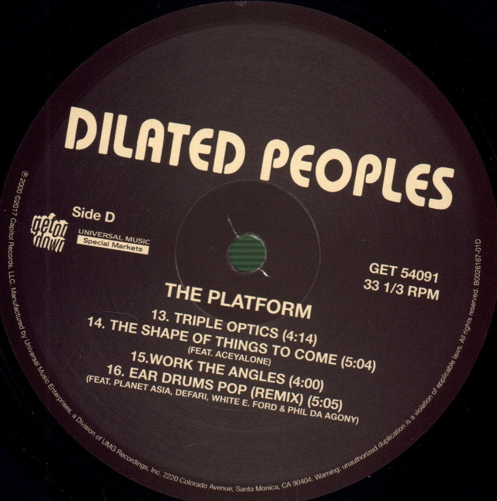 Dilated Peoples - Platform - Double Lp
