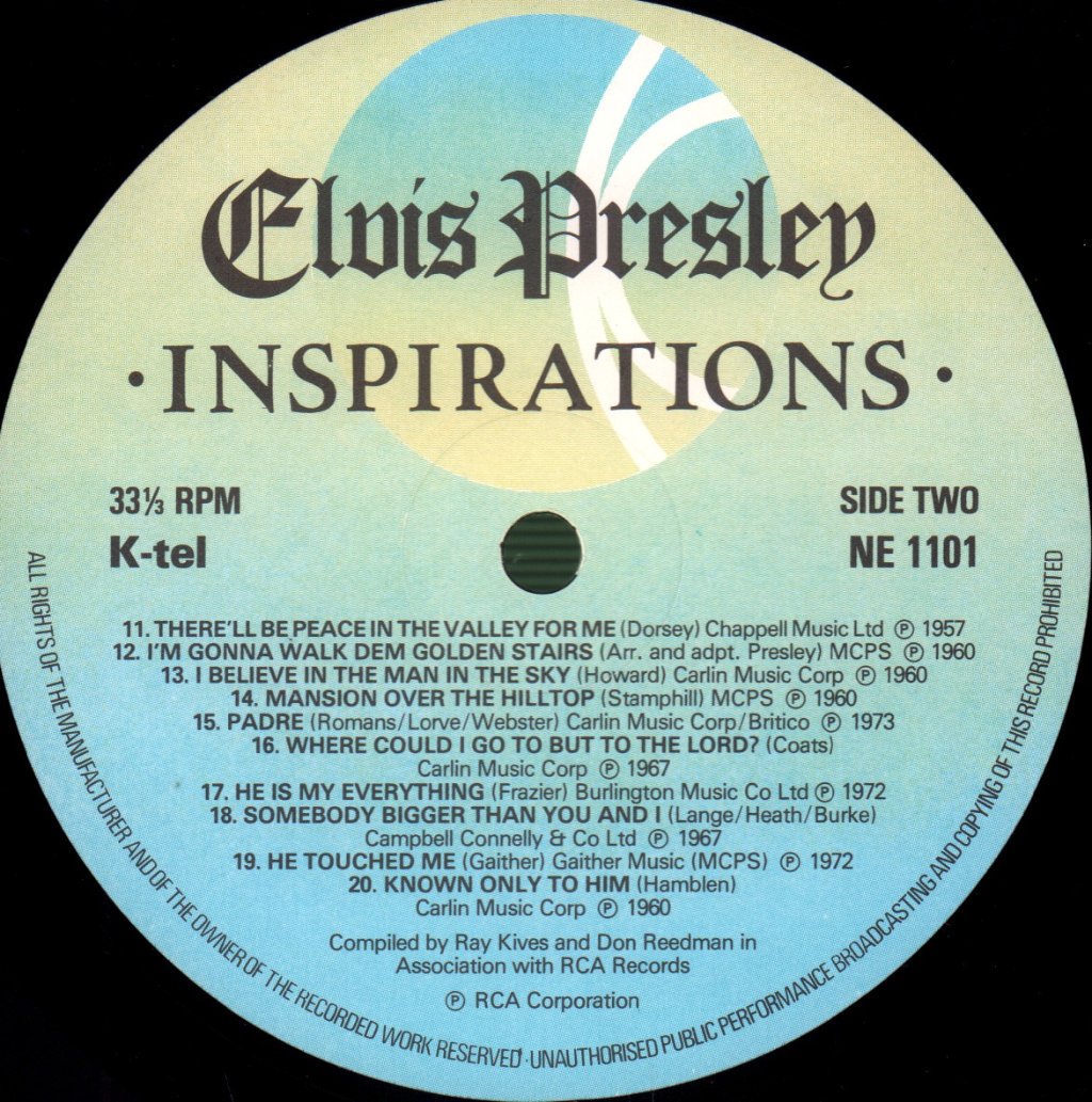 Elvis Presley - Inspirations - Lp