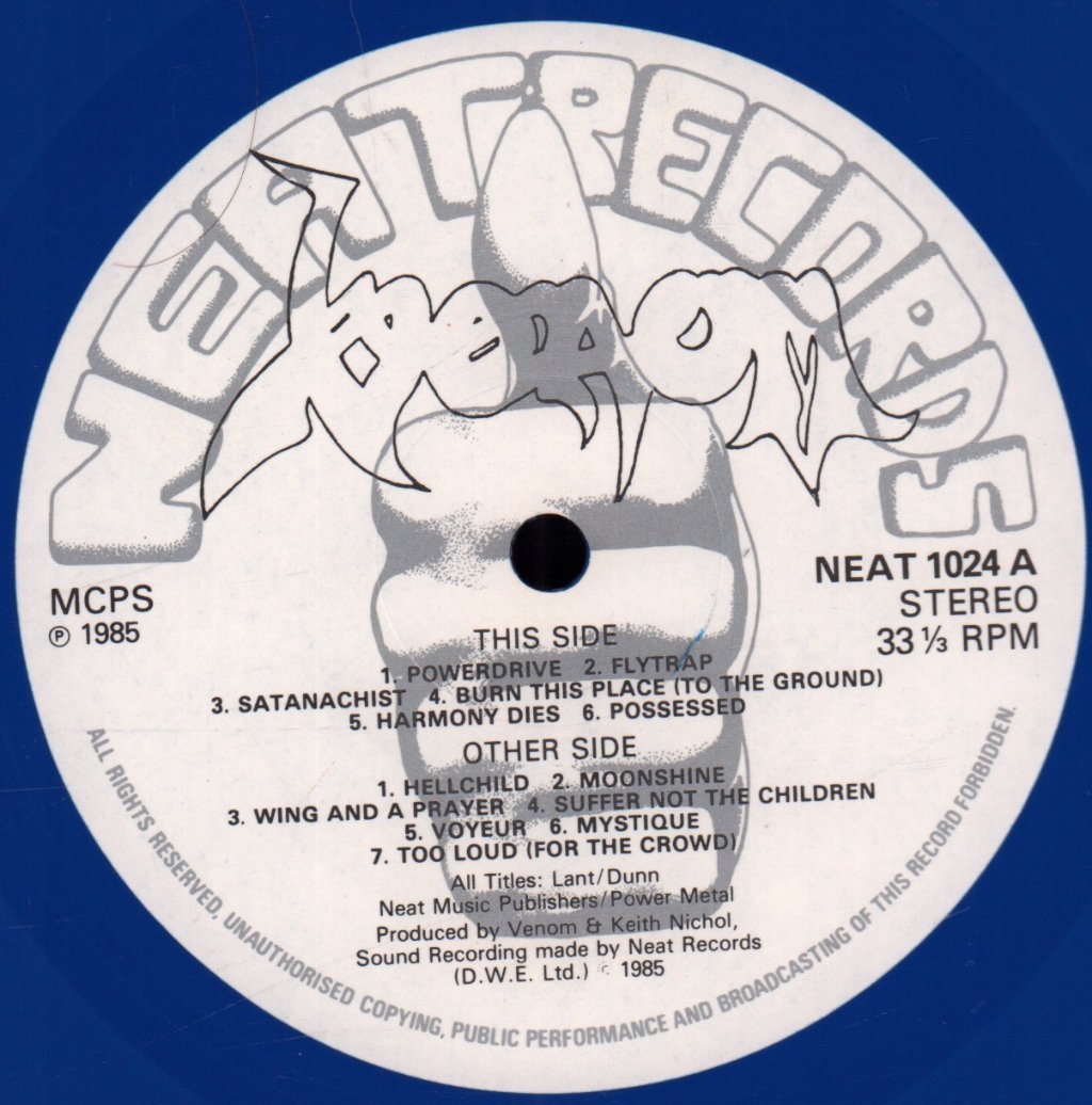 Venom (Metal Group) - Possessed - Lp