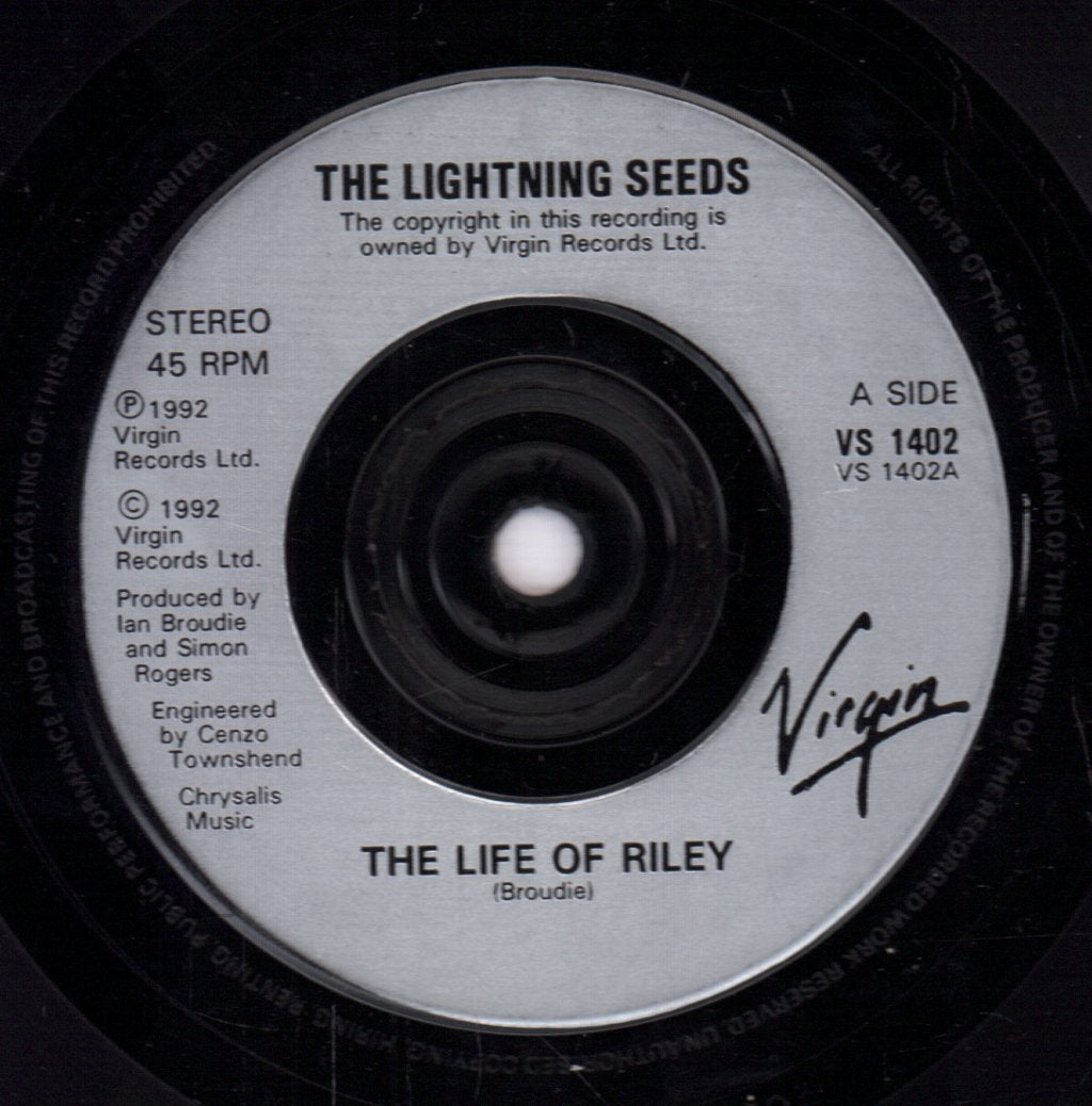 Lightning Seeds - Life Of Riley - 7 Inch