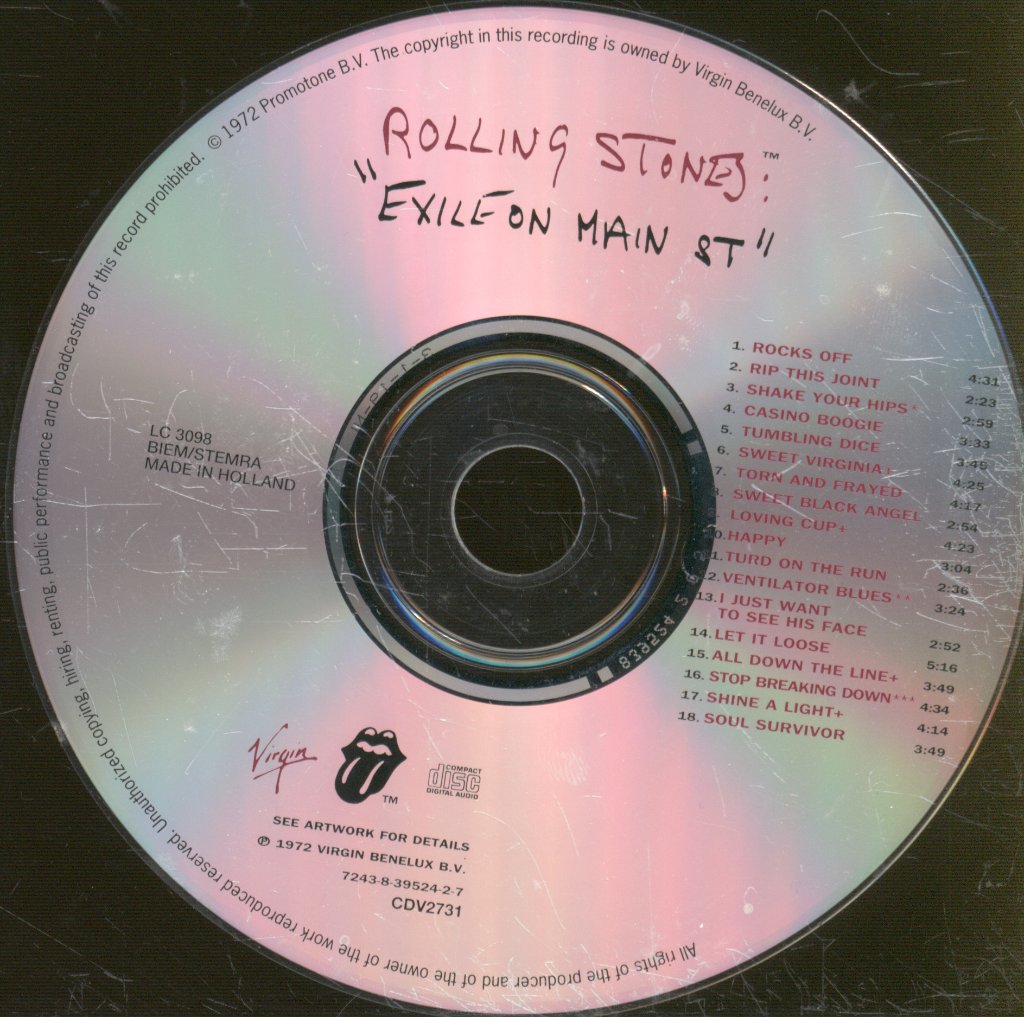 Rolling Stones - Exile On Main St. - Cd