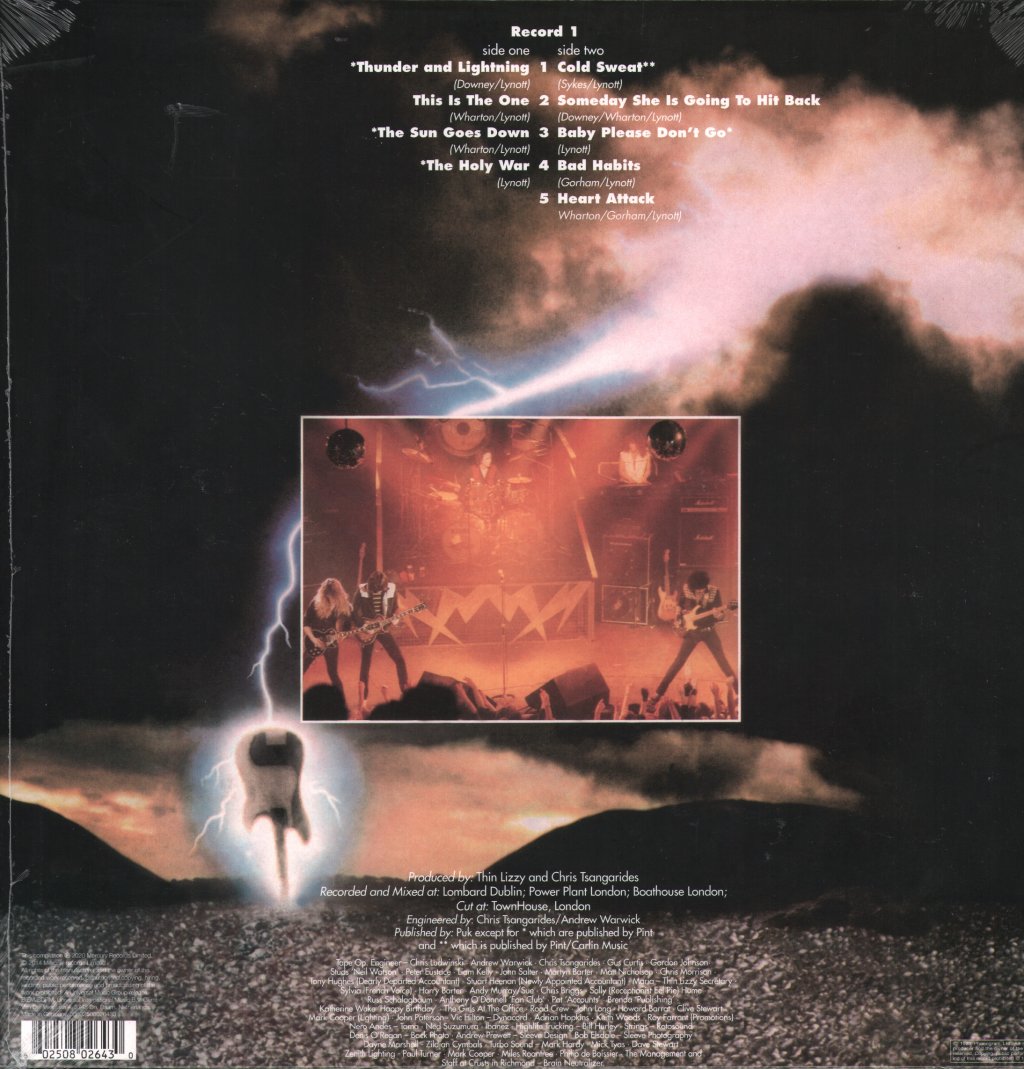 Thin Lizzy - Thunder And Lightning - Lp