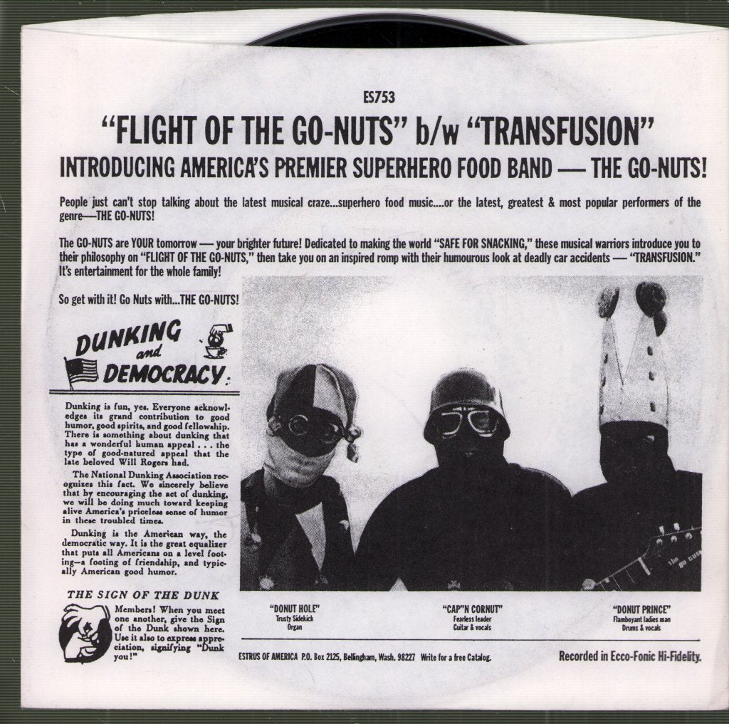 Go-Nuts - Go Nuts With... The Go-Nuts!! - 7 Inch