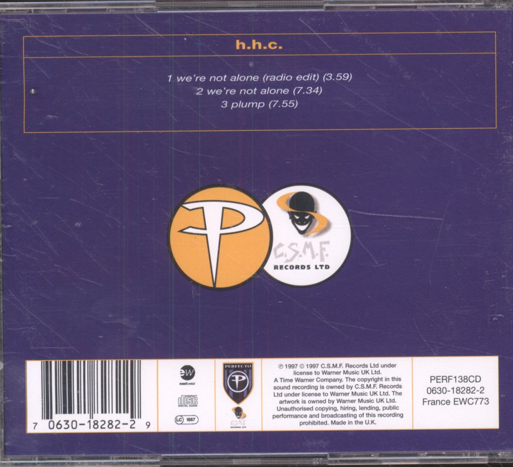 H.h.c. - We're Not Alone - Cd