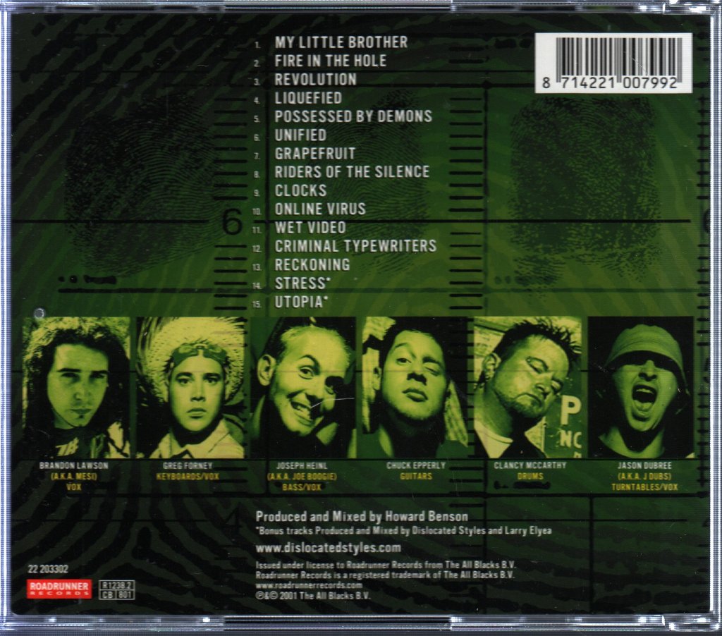 Dislocated Styles - Pin The Tail On The Honkey - Cd
