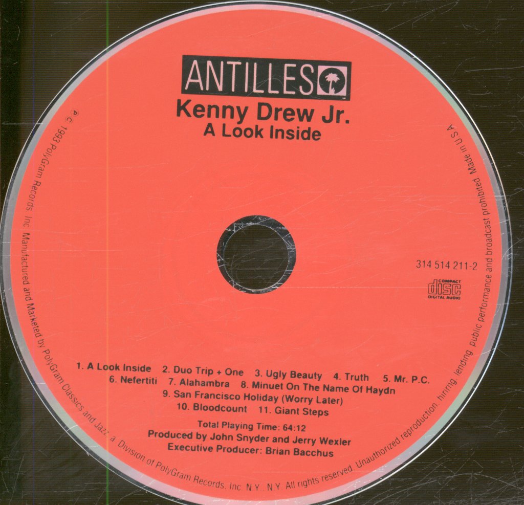 Kenny Drew Jr. - A Look Inside - Cd