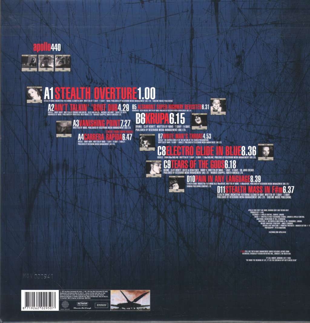 Apollo 440 - Electro Glide In Blue - Double Lp