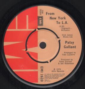 Patsy Gallant - From New York To L.a. - 7 Inch