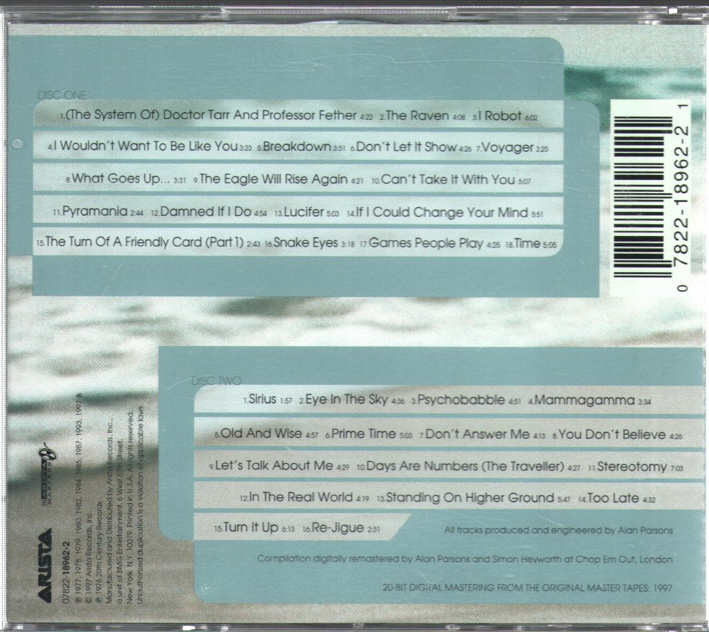 Alan Parsons Project - Definitive Collection - Double Cd
