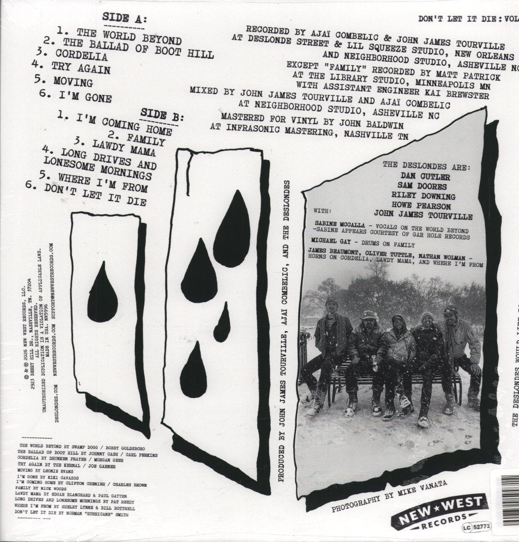 Deslondes - Don't Let It Die: Vol. 1 - Lp