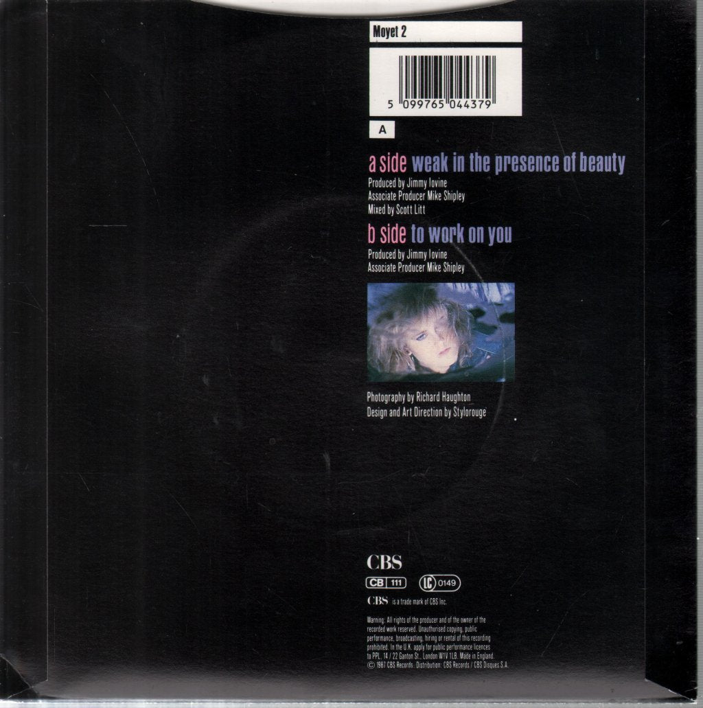 Alison Moyet - Weak In The Presence Of Beauty - 7 Inch
