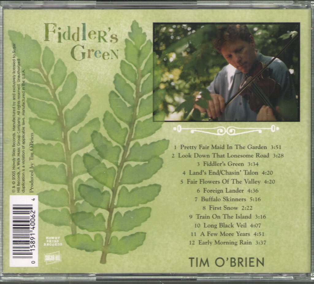 Tim O'brien - Fiddler's Green - Cd