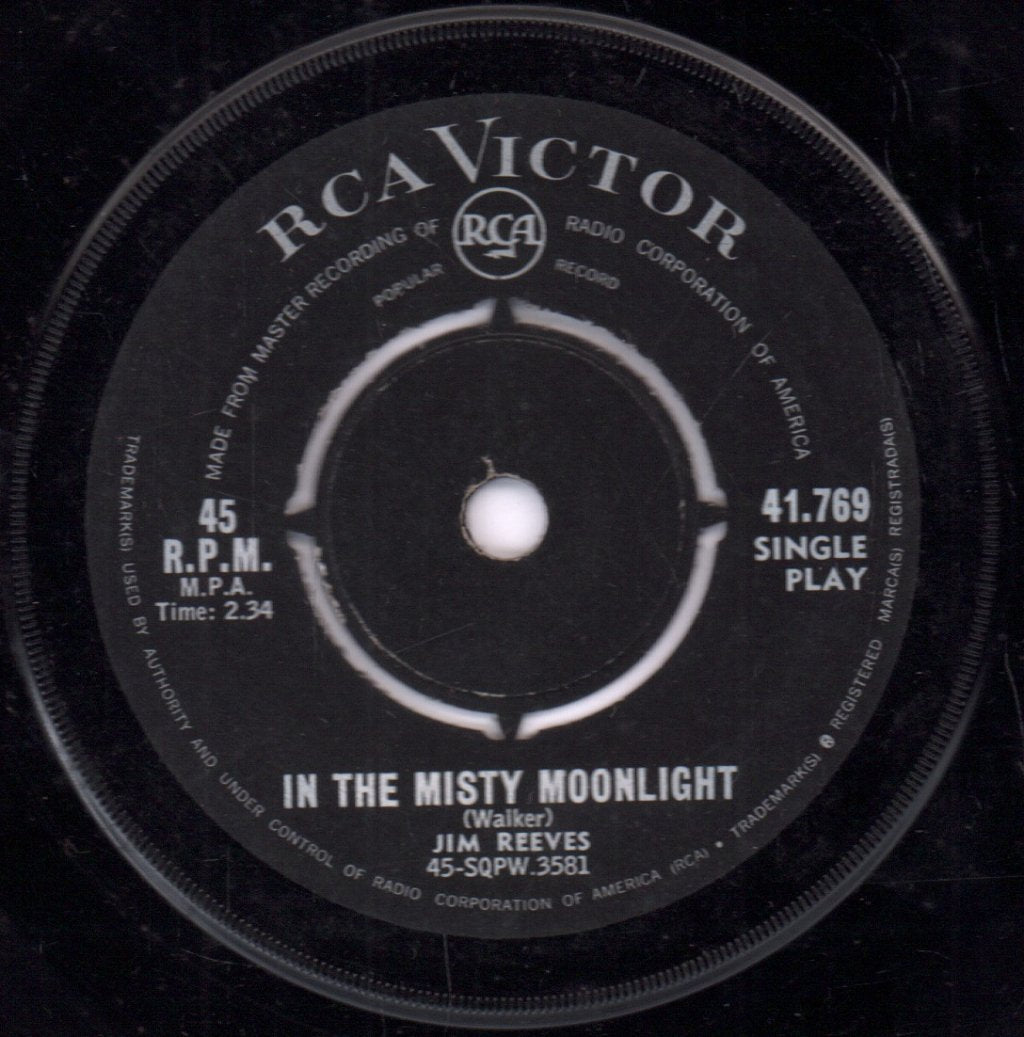 Jim Reeves - In The Misty Moonlight - 7 Inch