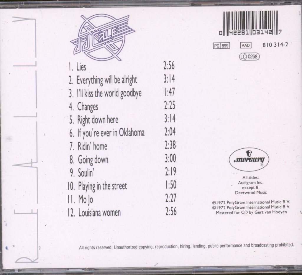 J.J. Cale - Really - Cd