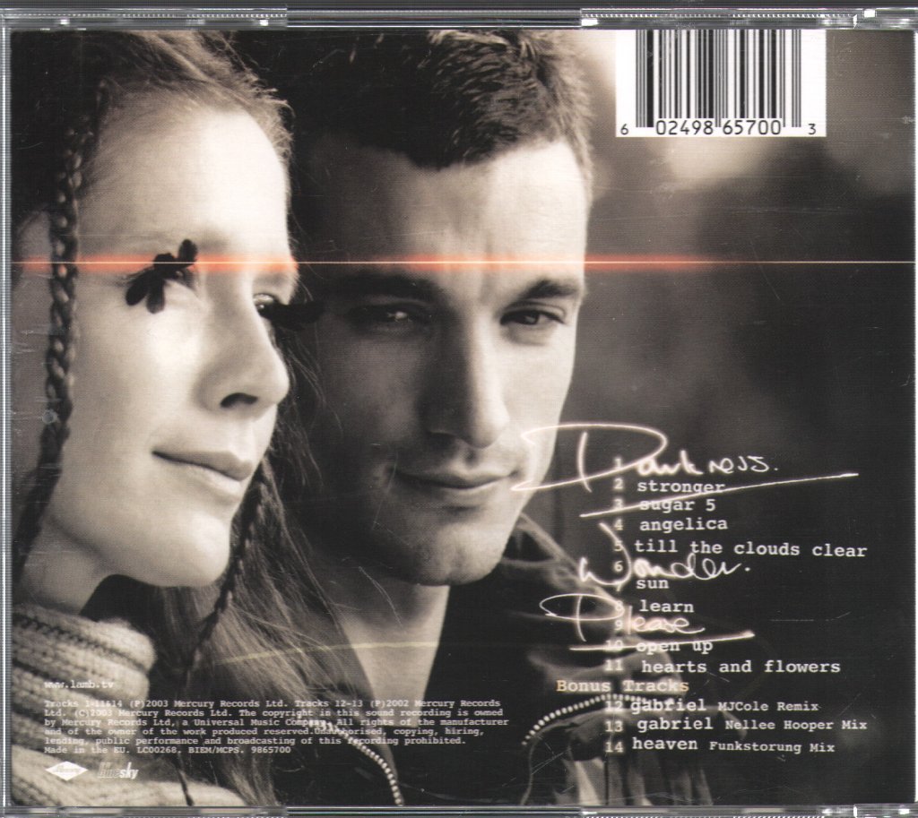 Lamb - Between Darkness And Wonder - Cd