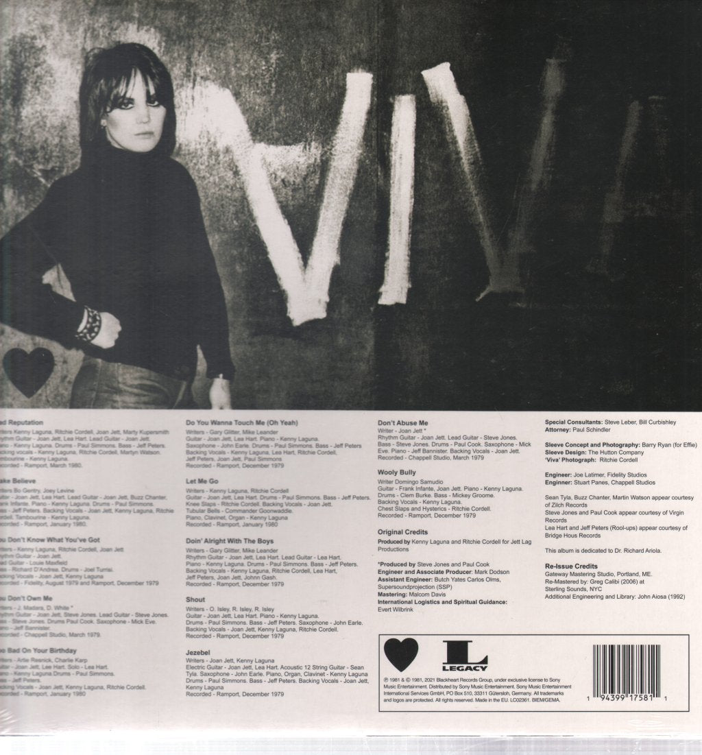 Joan Jett - Bad Reputation (National Album Day 2021) - Lp