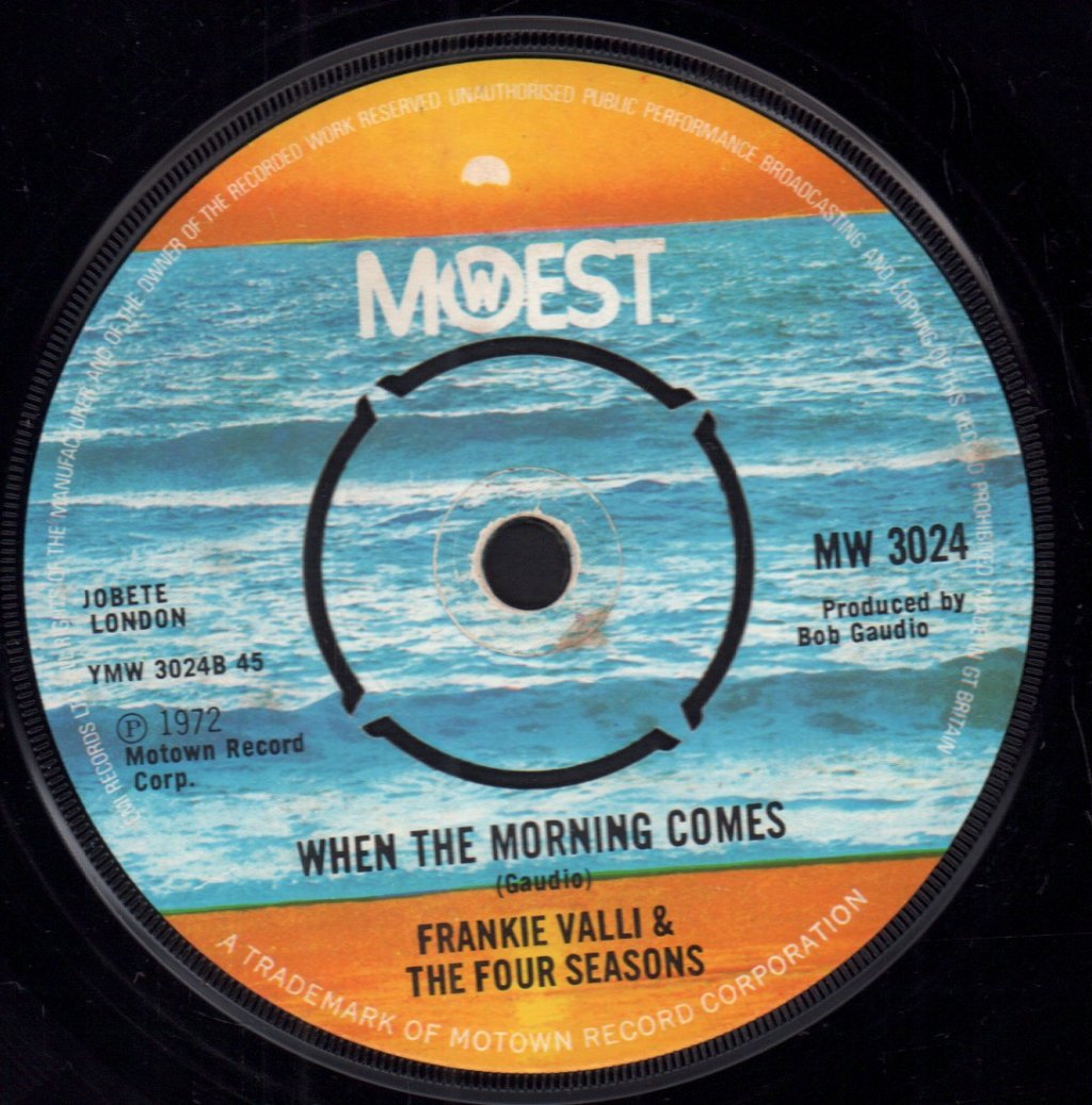 Frankie Valli And The Four Seasons - Night - 7 Inch