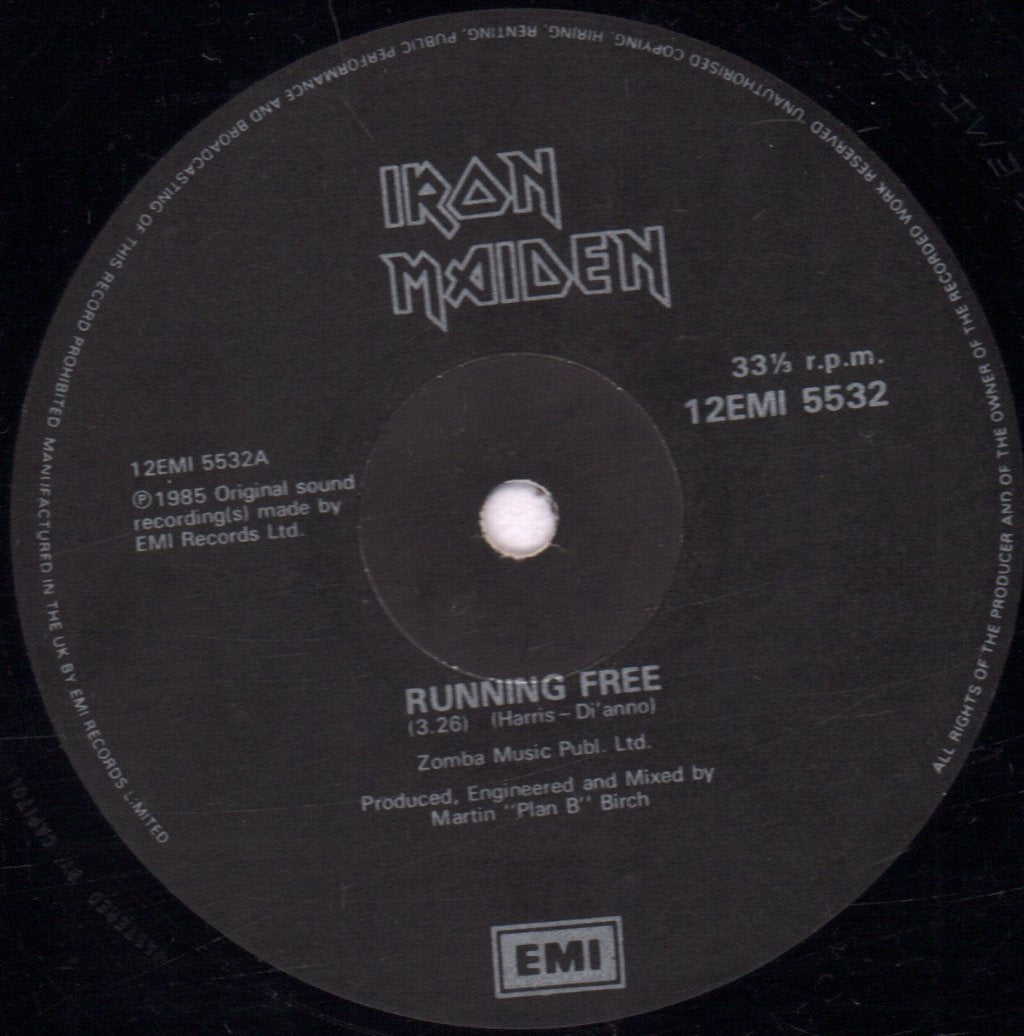 Iron Maiden - Running Free - 12 Inch