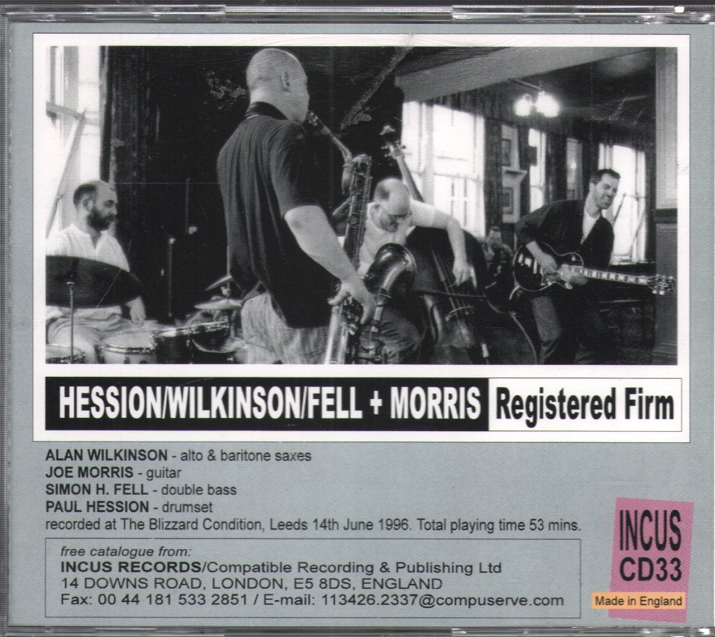 Hession / Wilkinson / Fell + Morris - Registered Firm - Cd