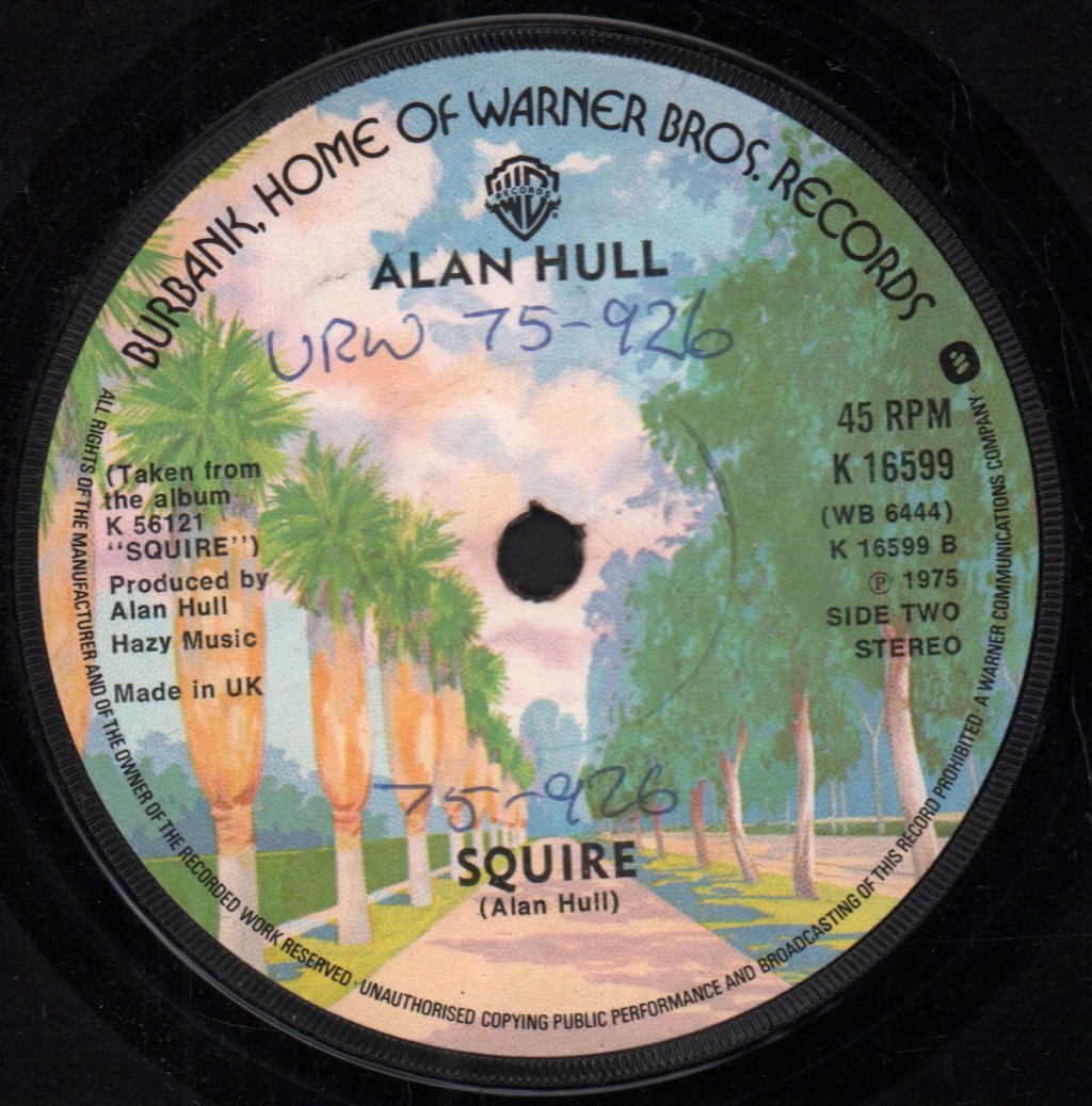 Alan Hull - One More Bottle Of Wine - 7 Inch