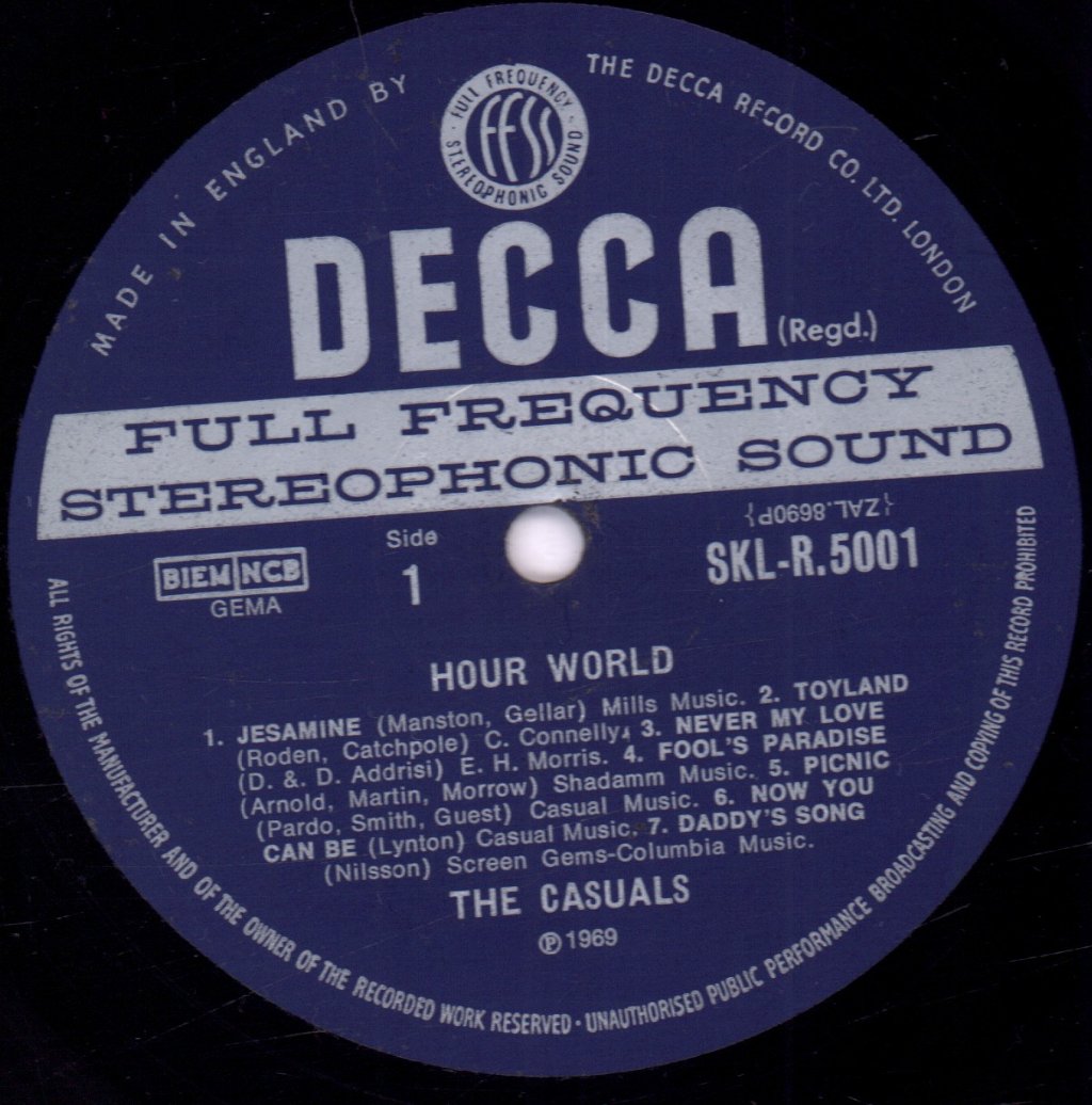 Casuals (60'S Group) - Hour World - Lp