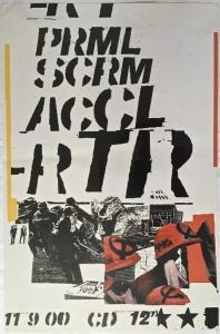 Primal Scream (Scottish Group) - Accelerator - Poster