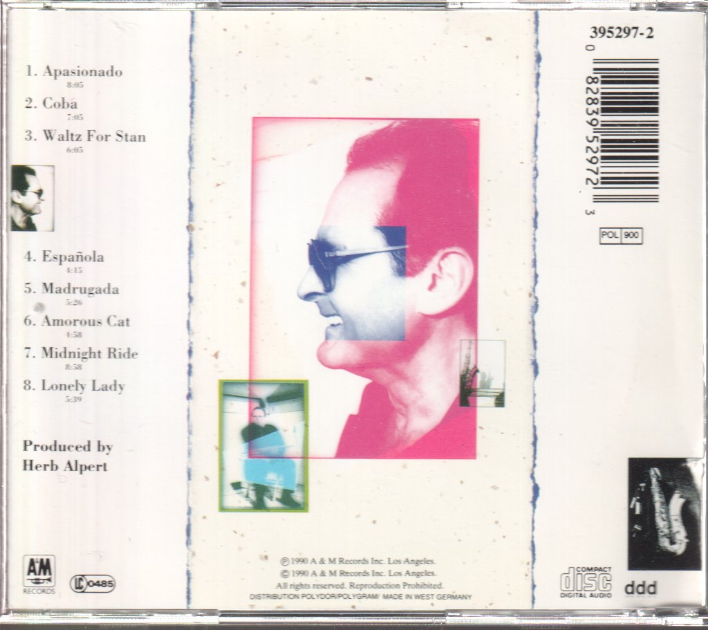 Stan Getz - Apasionado - Cd