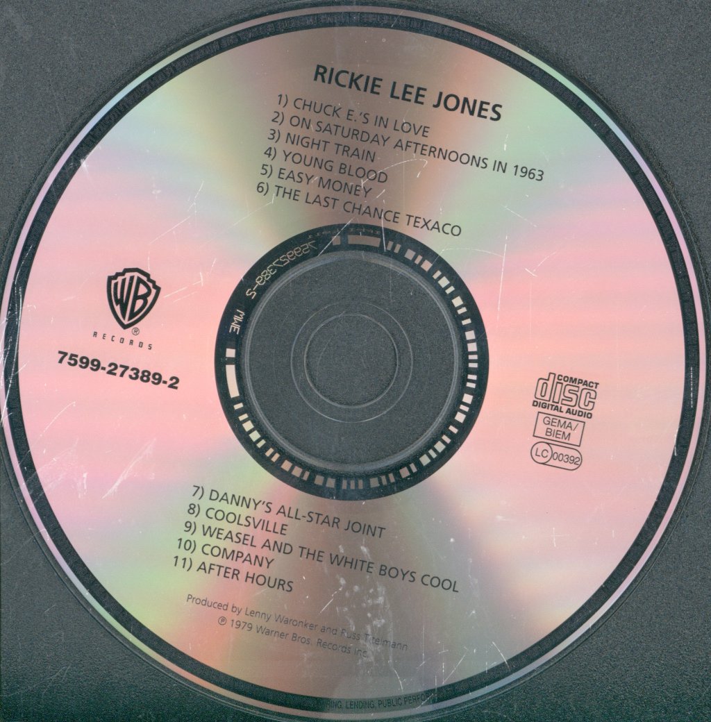 Rickie Lee Jones - Rickie Lee Jones - Cd