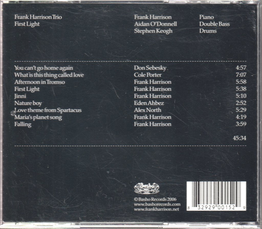 Frank Harrison Trio - First Light - Cd