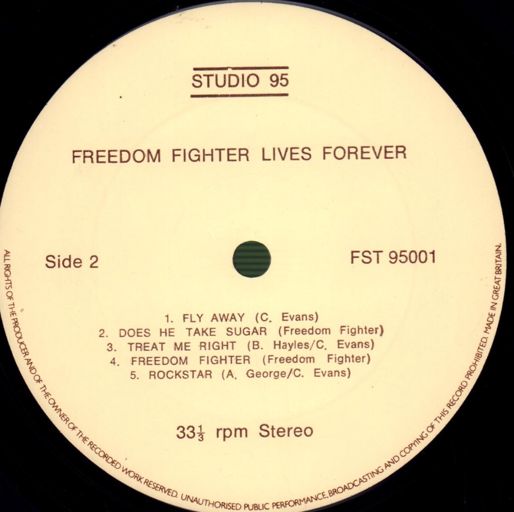 Freedom Fighter - Freedom Fighter Lives Forever - Lp
