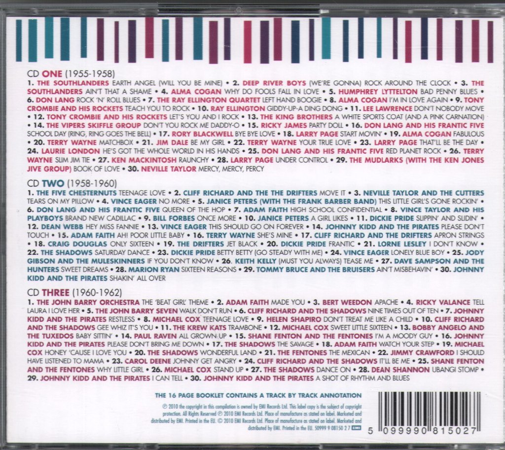 Various Artists - British Beat Before The Beatles 1955-1962 - Cd Set