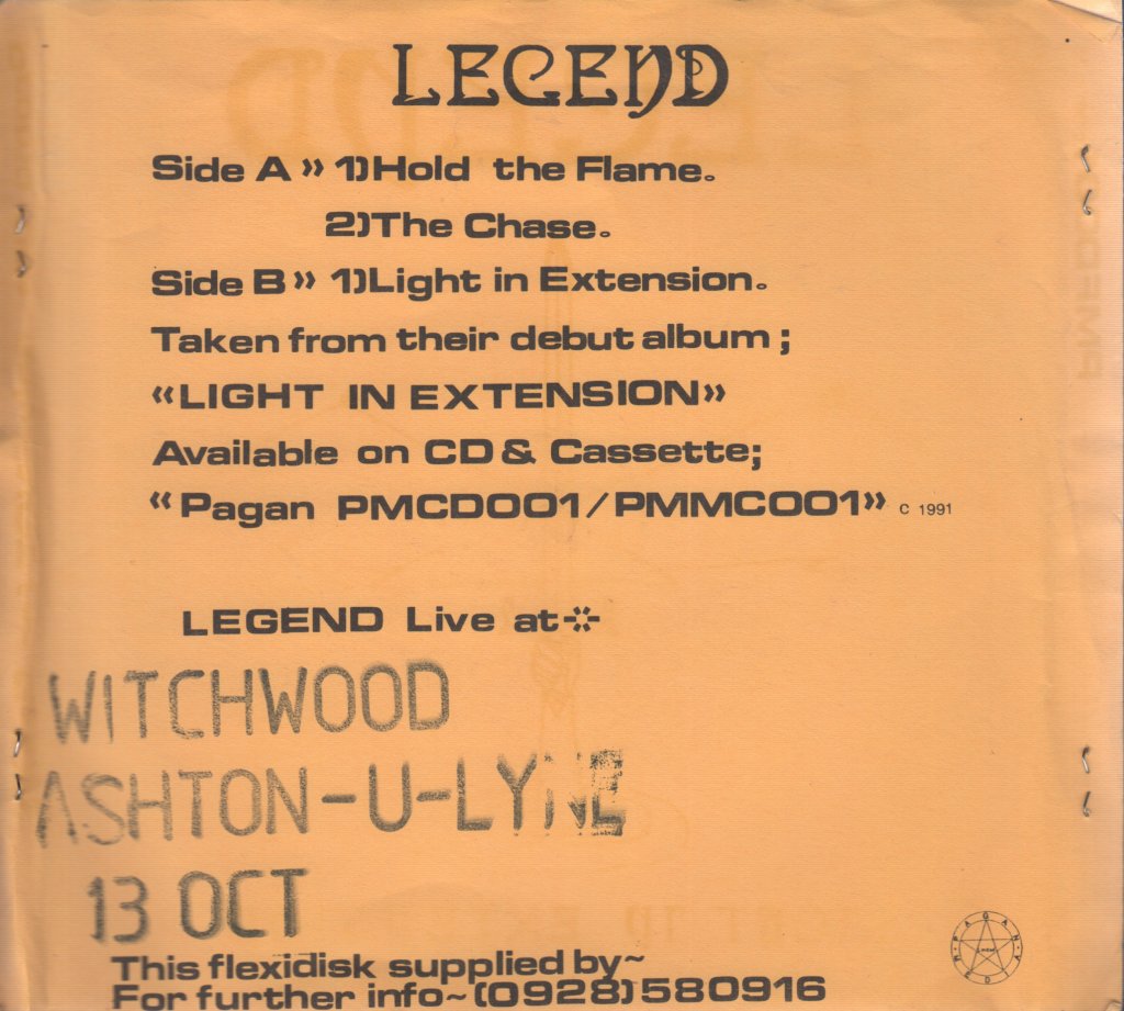 Legend (80'S Prog) - Light In Extension - 7 Inch