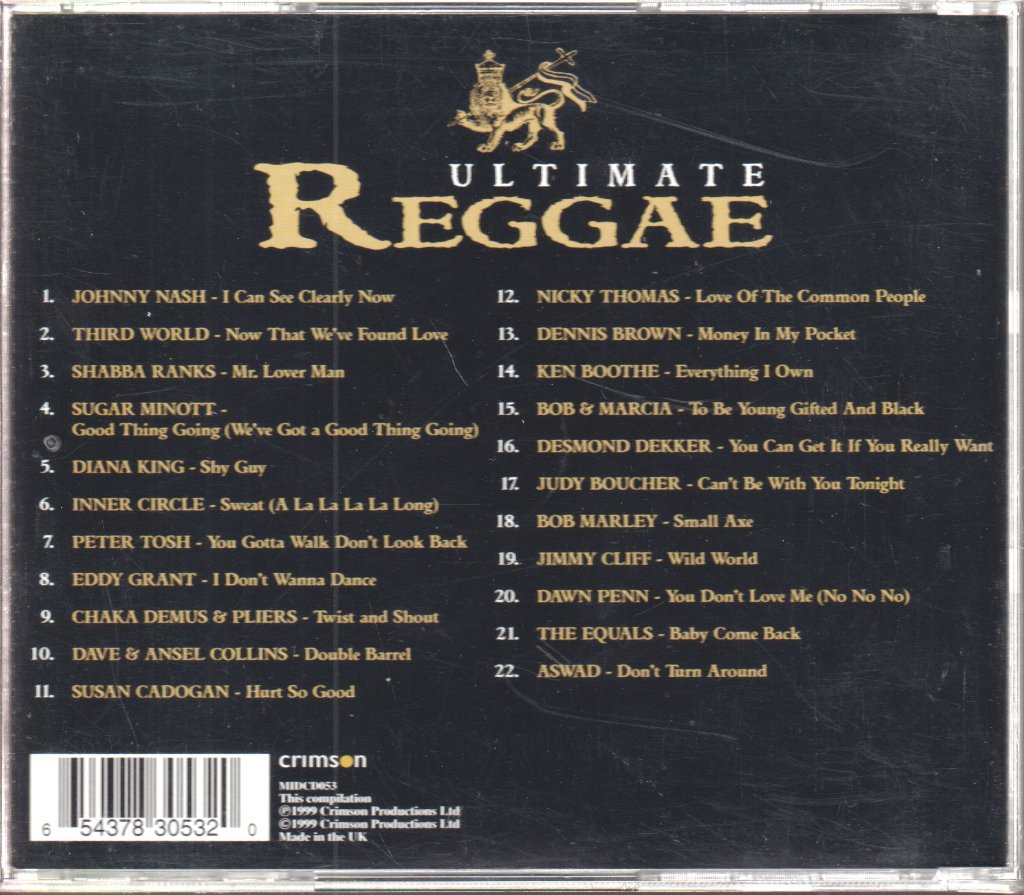 Various Artists - Ultimate Reggae - Cd