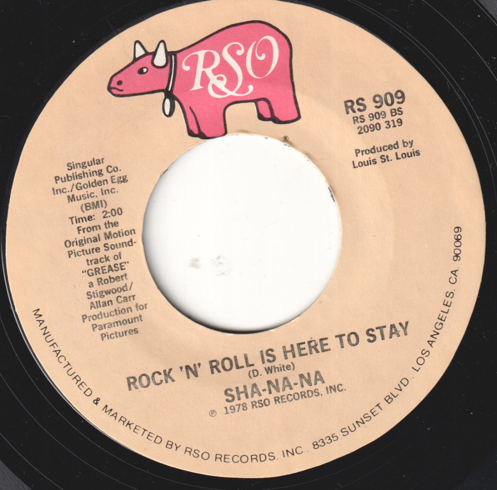 John Travolta / Sha-Na-Na - Greased Lightnin' / rock n roll is here to stay - 7 Inch
