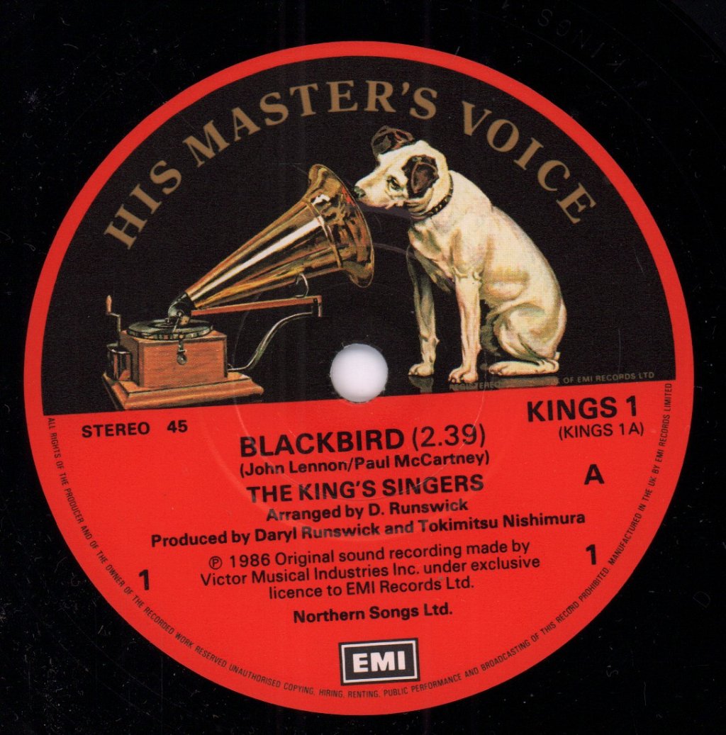 Kings Singers - Blackbird - 7 Inch