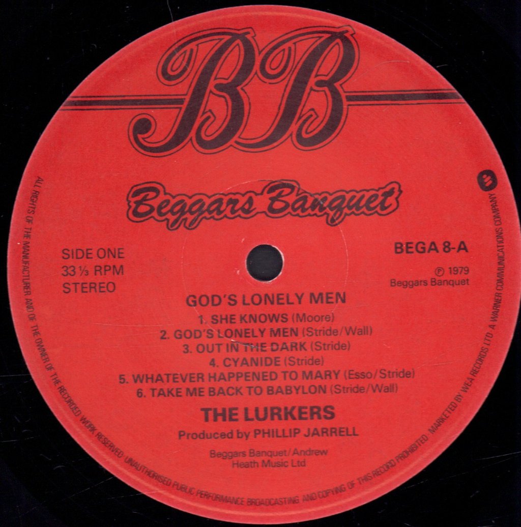 Lurkers - Gods Lonely Men - Lp