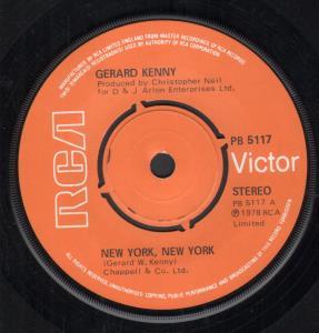 Gerard Kenny - New York New York - 7 Inch